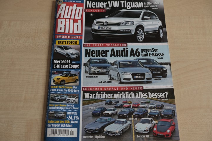 Deckblatt Auto Bild (01/2011)